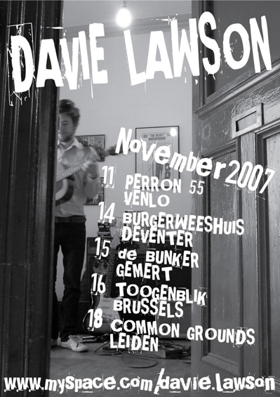 davie lawson flyer november 2007