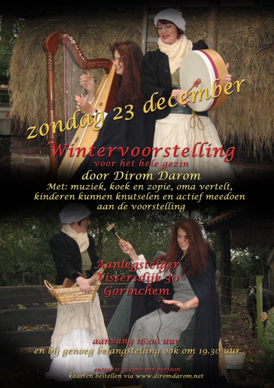 affiche wintervoorstelling dirom darom