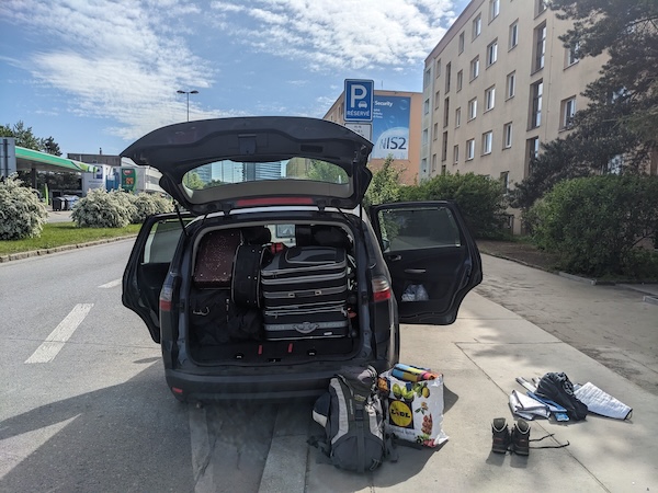 Volle auto, foto Honza Bartošek