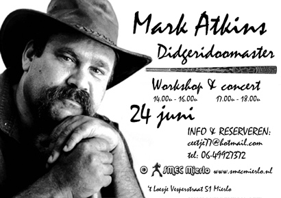 mark atkins, workshop & concert in mierlo